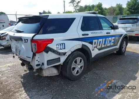 2023 Ford Police Interceptor из США, поврежденный, VIN 1FM5K8AB6PGA62790